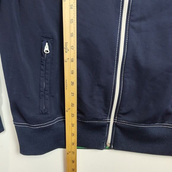 American Eagle Full-Zip Jacket Men's M Navy Blue Varsity-Style Logo Long Sleeves - Picture 5 of 10